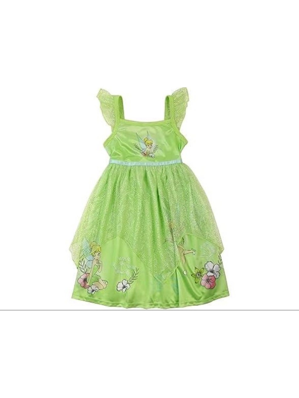 Disney Tinker Bell Green Dress for Girls Size 4T